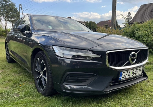 Volvo V60 cena 78900 przebieg: 164000, rok produkcji 2018 z Zawiercie małe 407